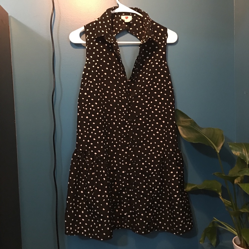 Babydoll polka dot dress